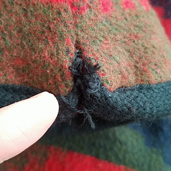 Vtg Miss New Yorker Southwestern Blanket Jacket - Picture 13 of 14